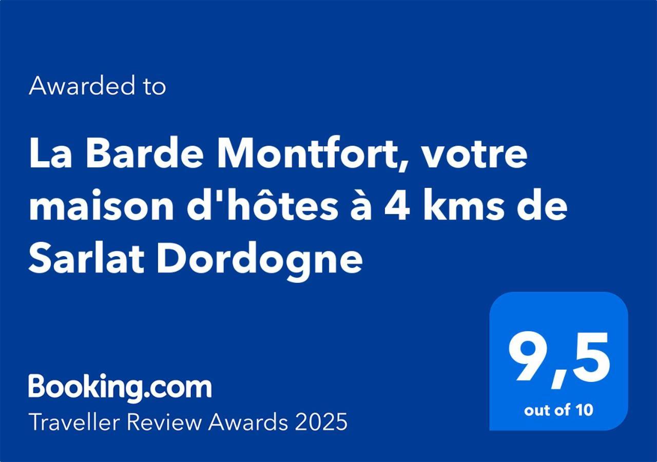 La Barde Montfort, Votre Maison D'Hotes A 4 Kms De Sarlat Dordogne Vitrac  Exterior photo